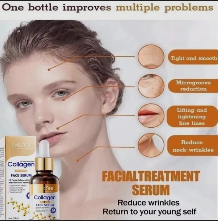 Collagen Face Serum For Anti-Aging - BUY 1, GET 1 FREE