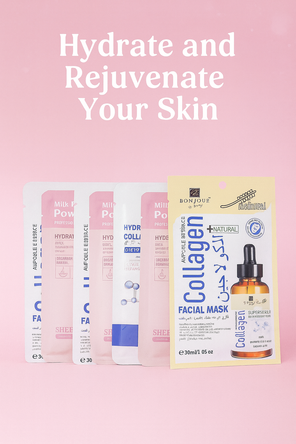 10pc VitalGlow FaceMask Variety Kit - BUY 1 KIT, GET ANOTHER KIT FREE