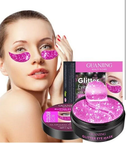 Anti-Aging Rose Root + Collagen Glitter Eye Mask